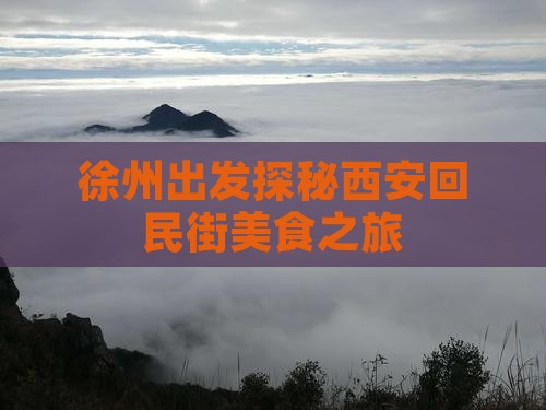 徐州出发探秘西安回民街美食之旅