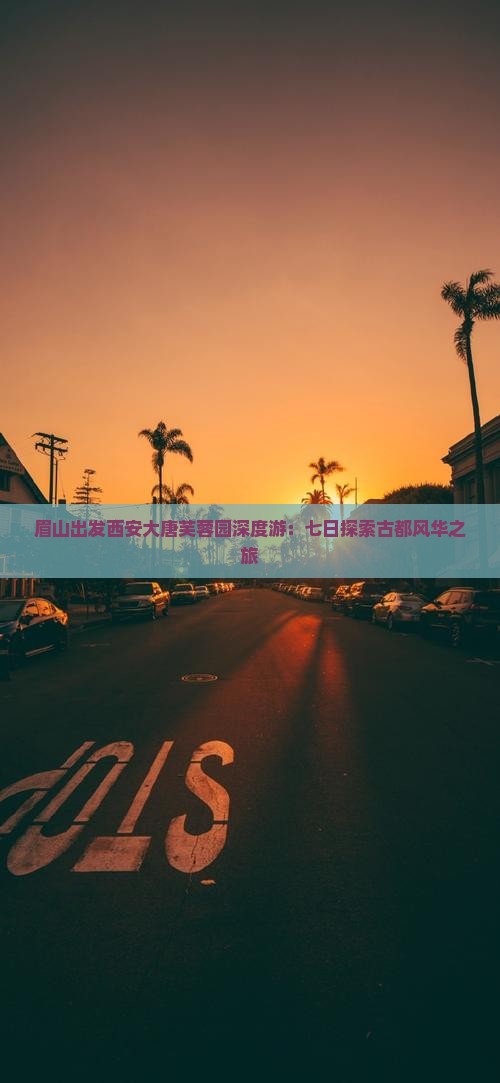 眉山出发西安大唐芙蓉园深度游：七日探索古都风华之旅