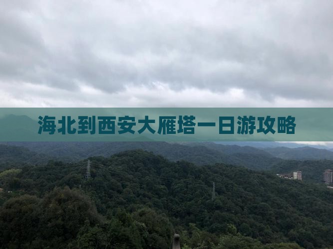 海北到西安大雁塔一日游攻略