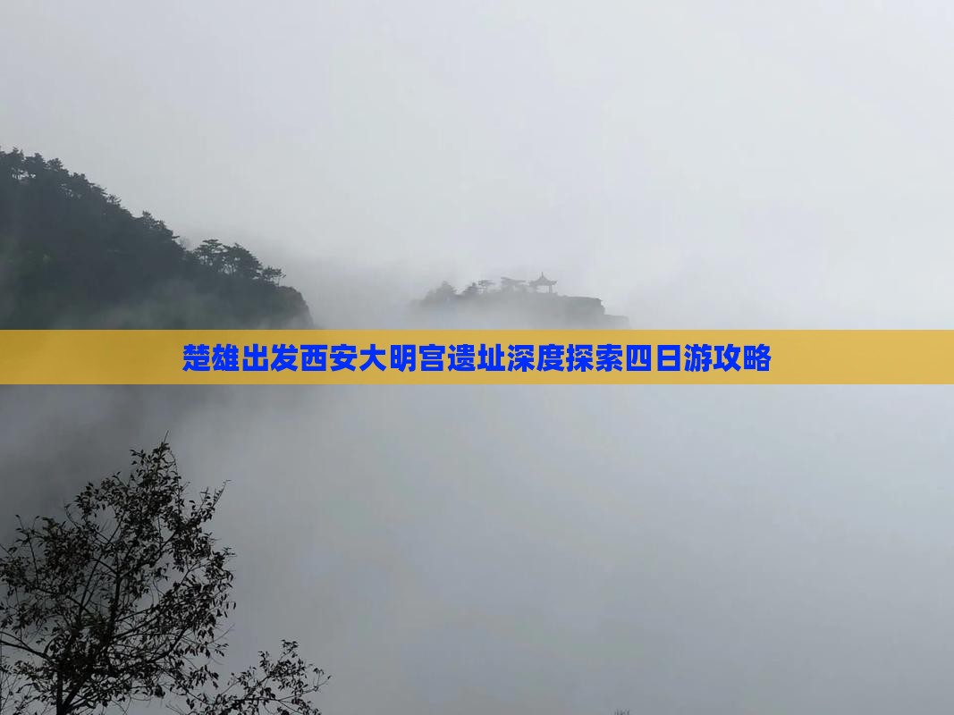 楚雄出发西安大明宫遗址深度探索四日游攻略