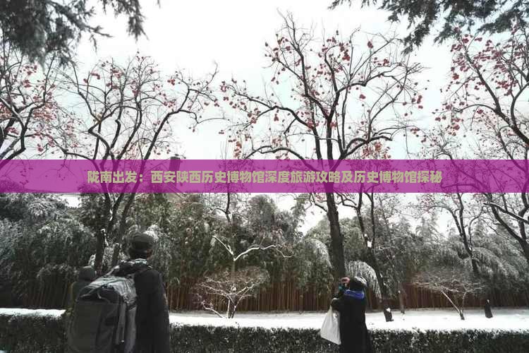 陇南出发：西安陕西历史博物馆深度旅游攻略及历史博物馆探秘