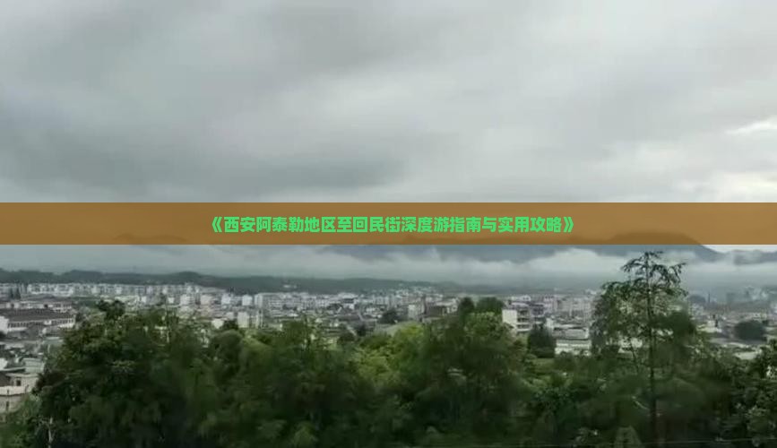 《西安阿泰勒地区至回民街深度游指南与实用攻略》