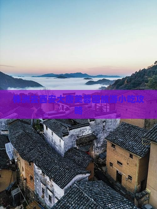 株洲去西安大唐芙蓉园旅游小吃攻略