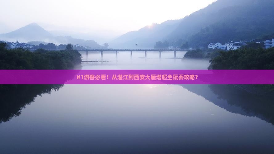 湛江去西安大雁塔哪里玩
