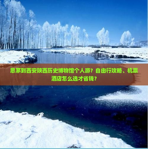 思茅到西安陕西历史博物馆个人游
