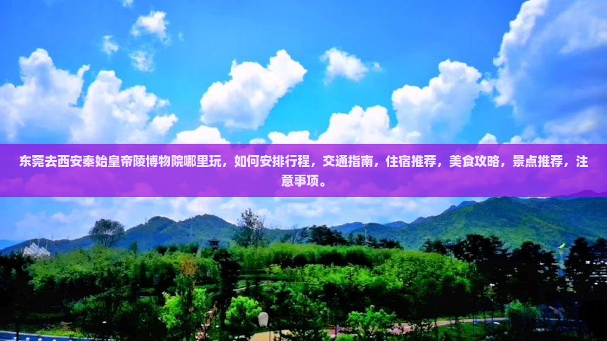 东莞去西安秦始皇帝陵博物院哪里玩