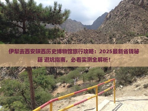 伊犁去西安陕西历史博物馆旅行社