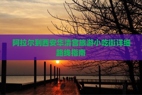 阿拉尔到西安华清宫旅游小吃街详细路线指南