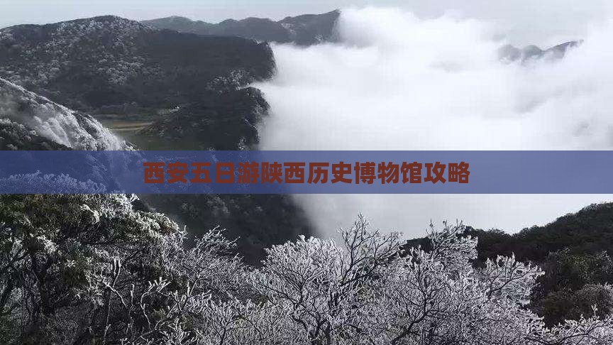 西安五日游陕西历史博物馆攻略