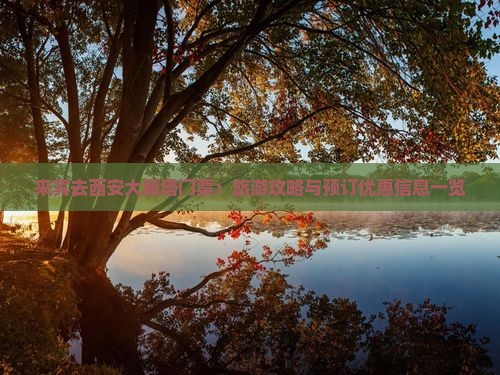 来宾去西安大雁塔门票：旅游攻略与预订优惠信息一览