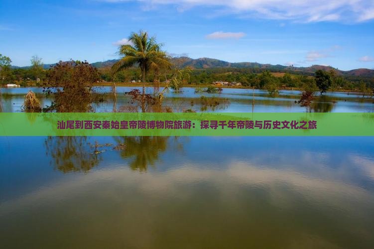 汕尾到西安秦始皇帝陵博物院旅游：探寻千年帝陵与历史文化之旅