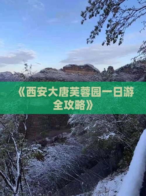 《西安大唐芙蓉园一日游全攻略》