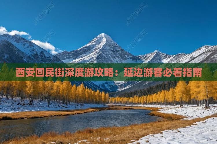 西安回民街深度游攻略：延边游客必看指南