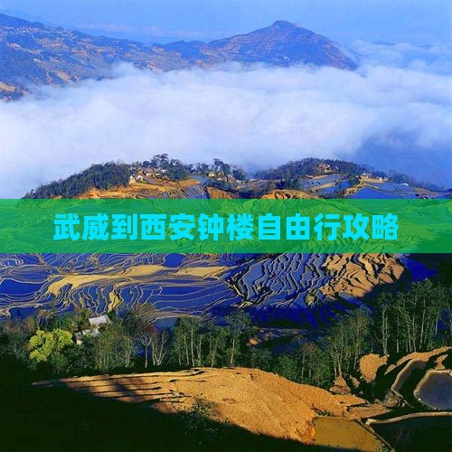 武威到西安钟楼自由行攻略