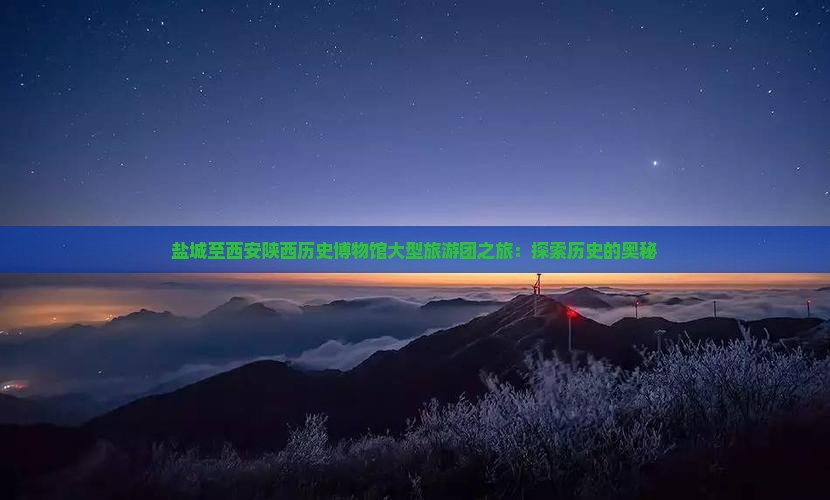盐城至西安陕西历史博物馆大型旅游团之旅：探索历史的奥秘