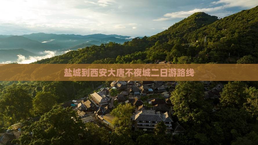 盐城到西安大唐不夜城二日游路线