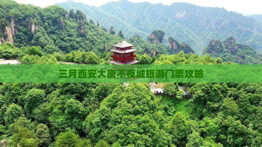 三月西安大唐不夜城旅游门票攻略