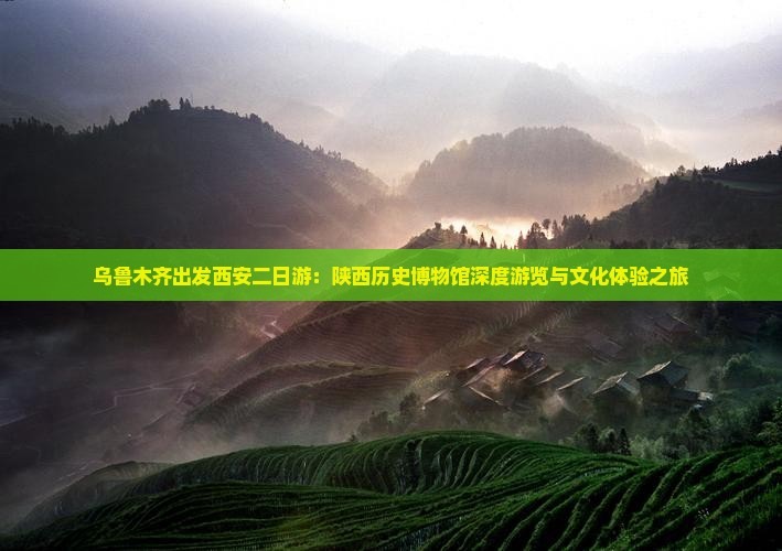 乌鲁木齐出发西安二日游：陕西历史博物馆深度游览与文化体验之旅