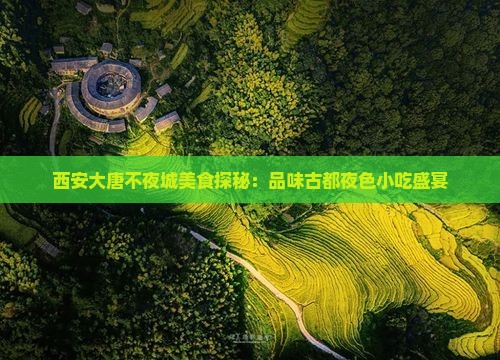 西安大唐不夜城美食探秘：品味古都夜色小吃盛宴