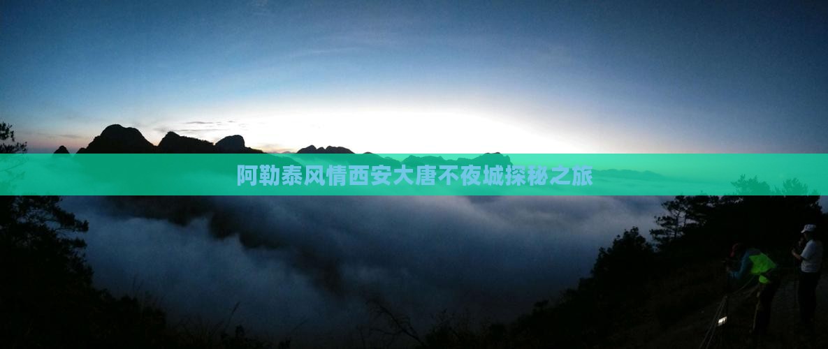 阿勒泰风情西安大唐不夜城探秘之旅