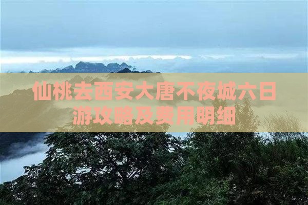 仙桃去西安大唐不夜城六日游攻略及费用明细