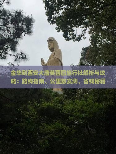 金华到西安大唐芙蓉园旅行社