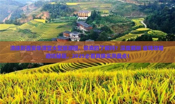 清徐到西安华清宫大型旅游团