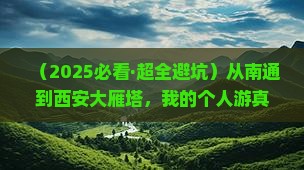 南通到西安大雁塔个人游