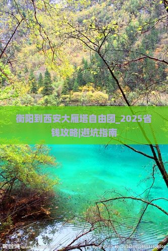 衡阳到西安大雁塔自由团