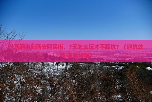 黔西南去西安回民街七日游