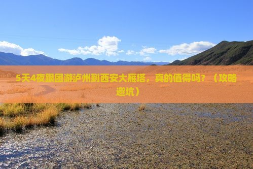 泸州到西安大雁塔大型旅游团