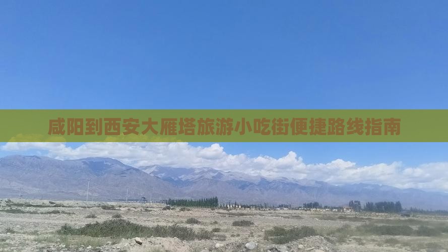 咸阳到西安大雁塔旅游小吃街便捷路线指南