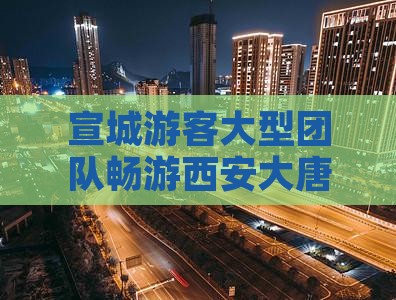 宣城游客大型团队畅游西安大唐不夜城盛宴