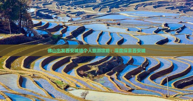 佛山出发西安城墙个人旅游攻略：深度探索西安城