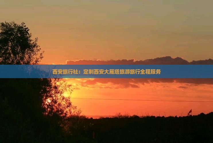 西安旅行社：定制西安大雁塔旅游旅行全程服务