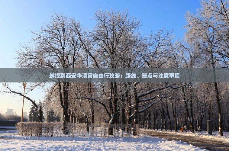 蚌埠到西安华清宫自由行攻略：路线、景点与注意事项