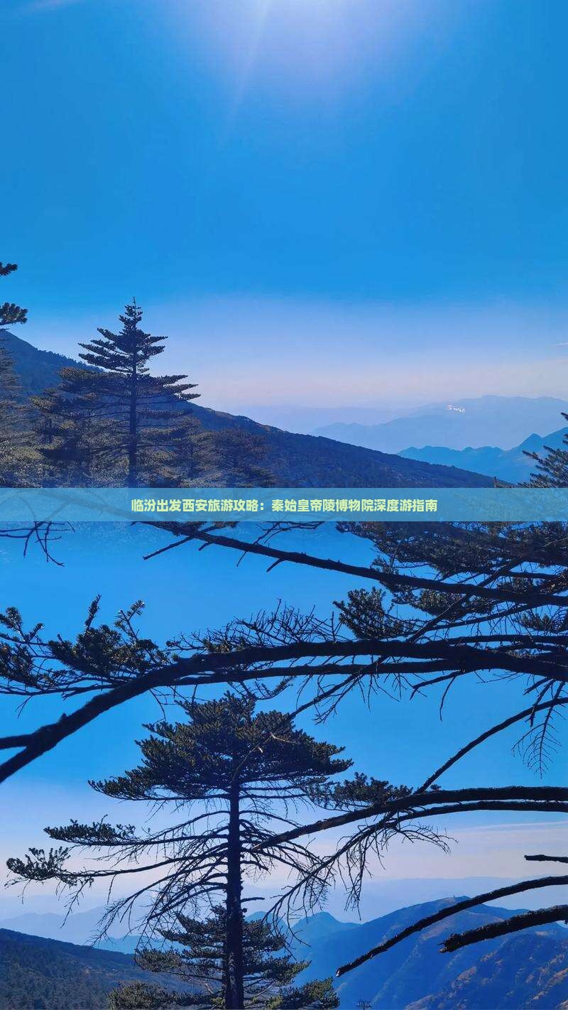 临汾出发西安旅游攻略：秦始皇帝陵博物院深度游指南