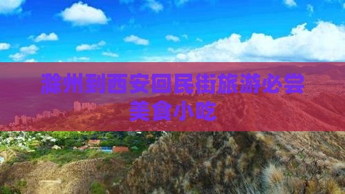 滁州到西安回民街旅游必尝美食小吃