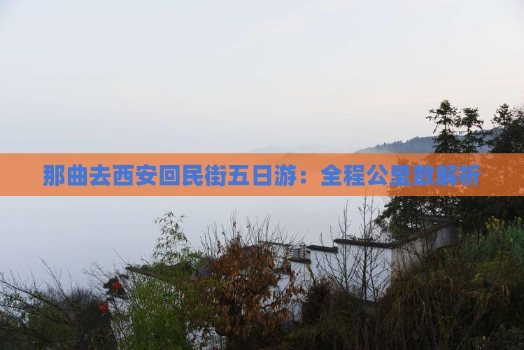 那曲去西安回民街五日游：全程公里数解析