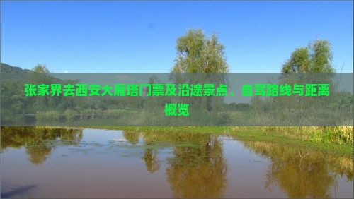 张家界去西安大雁塔门票及沿途景点、自驾路线与距离概览