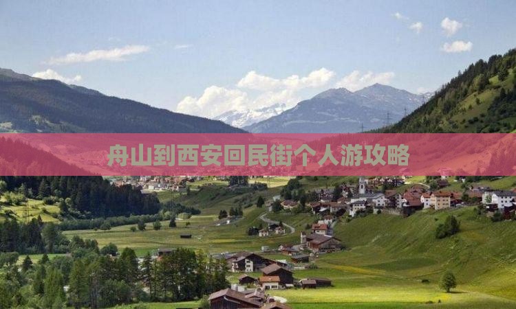 舟山到西安回民街个人游攻略