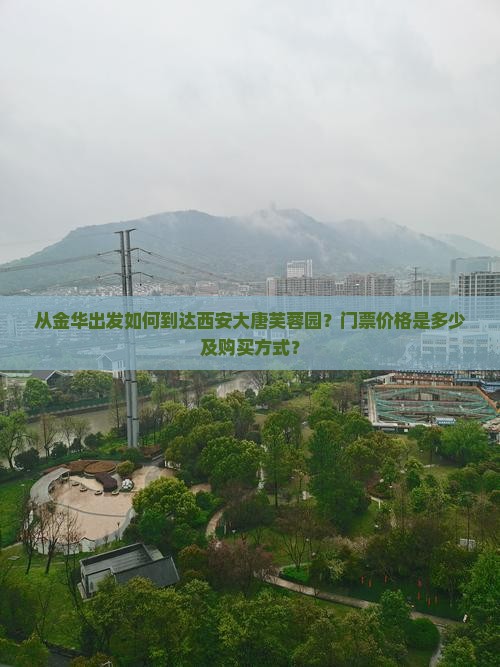 从金华出发如何到达西安大唐芙蓉园？门票价格是多少及购买方式？