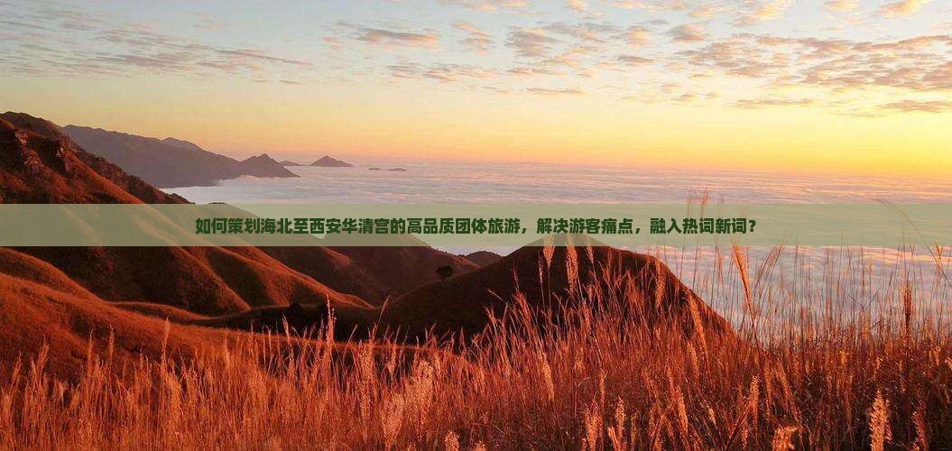如何策划海北至西安华清宫的高品质团体旅游，解决游客痛点，融入热词新词？