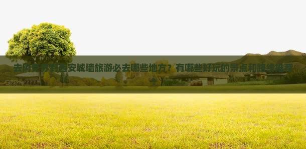 去阿克苏到西安城墙旅游必去哪些地方？有哪些好玩的景点和路线推荐？
