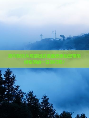 如何规划从成都出发至西安秦始皇帝陵博物院的一日游行程？