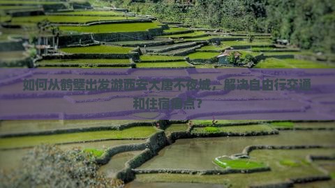 如何从鹤壁出发游西安大唐不夜城，解决自由行交通和住宿痛点？