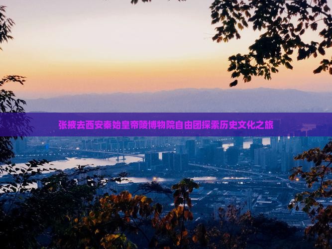 张掖去西安秦始皇帝陵博物院自由团探索历史文化之旅