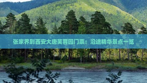 张家界到西安大唐芙蓉园门票：沿途精华景点一览