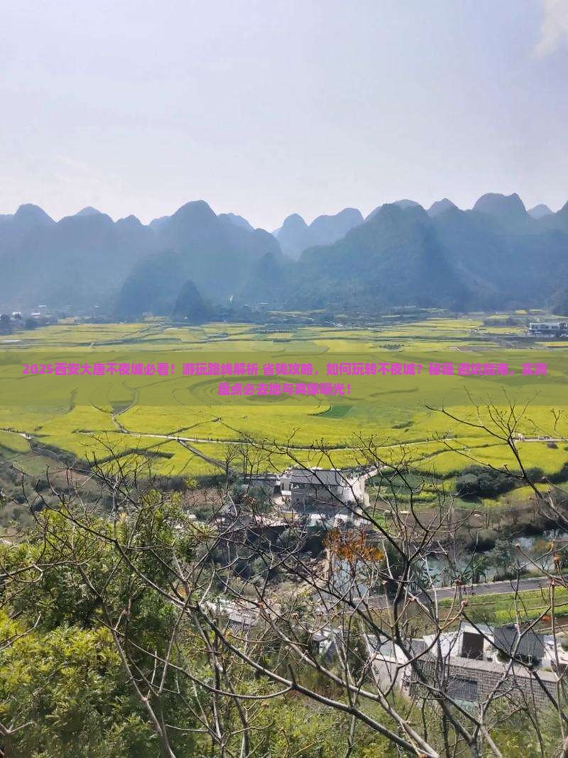 三月去西安大唐不夜城必去地
