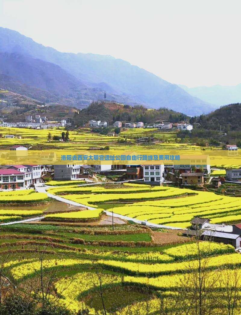 洛阳去西安大明宫遗址公园自由行路线及费用攻略